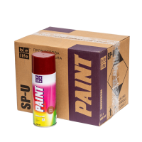 Универсальная акриловая аэрозольная эмаль Belife бурая медь (RAL 8004)