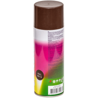 Универсальная акриловая аэрозольная эмаль Belife коричневая (RAL 8014)