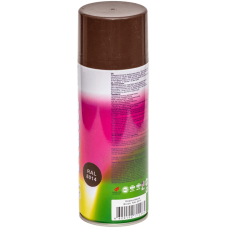 Универсальная акриловая аэрозольная эмаль Belife коричневая (RAL 8014)