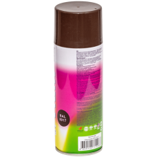 Универсальная акриловая аэрозольная эмаль BeLife шоколадный (RAL 8017)