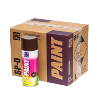 Универсальная акриловая аэрозольная эмаль BeLife шоколадный (RAL 8017)