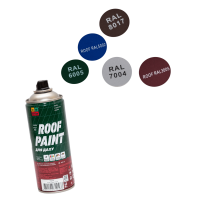 Акриловая аэрозольная эмаль для крыши и профнастила BeLife Roof синий (RAL 5002)