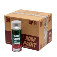 Акриловая аэрозольная эмаль для крыши и профнастила BeLife Roof серая (RAL 7004)