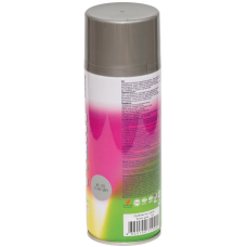 Универсальная акриловая аэрозольная эмаль BeLife серое серебро (125)