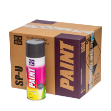 Универсальная акриловая аэрозольная эмаль BeLife серая (22)