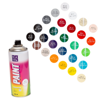 Универсальная акриловая аэрозольная эмаль BeLife черная матовая (4)