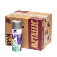 Универсальная акриловая аэрозольная эмаль BeLife изящное серебро металлик (100)