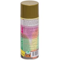 Универсальная акриловая аэрозольная эмаль BeLife золото металлик (139)