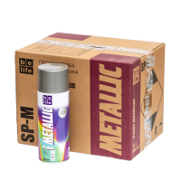 Универсальная акриловая аэрозольная эмаль BeLife серебряная вспышка металлик (1580)