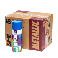 Универсальная акриловая аэрозольная эмаль BeLife голубая металлик (341)