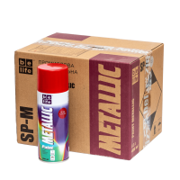 Универсальная акриловая аэрозольная эмаль BeLife красный металлик (344)