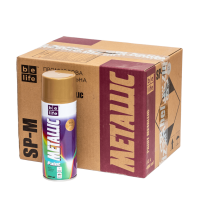 Универсальная акриловая аэрозольная эмаль BeLife золото металлик (35)