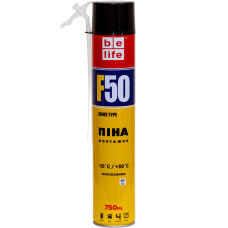 Монтажна піна BeLife F50, 750 мл (F50)