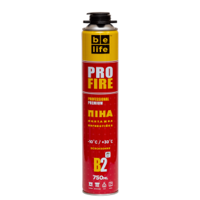 Вогнестійка монтажна піна BeLife Pro-FR50 PROFIRE, 750 мл (PFR-B2 - Profire)