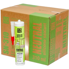Нейтральный силиконовый герметик прозрачный BeLife (SN-310), 310 мл