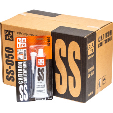 Санітарний силіконовий герметик прозорий BeLife (S-050), 50 мл