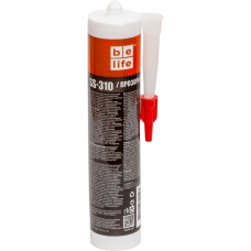 Санітарний силіконовий герметик прозорий BeLife (SS-310), 310 мл