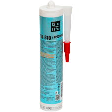 Універсальний силіконовий герметик прозорий BeLife (SU-310), 310 мл