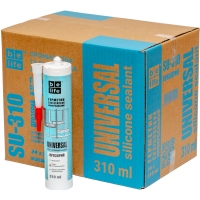 Універсальний силіконовий герметик прозорий BeLife (SU-310), 310 мл