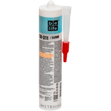 Універсальний силіконовий герметик білий BeLife (SU-311), 310 мл