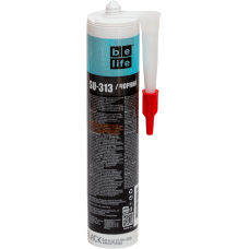 Універсальний силіконовий герметик чорний BeLife (SU-313), 310 мл