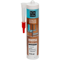 Універсальний силіконовий герметик коричневий BeLife (SU-314), 310 мл