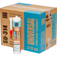 Універсальний силіконовий герметик коричневий BeLife (SU-314), 310 мл