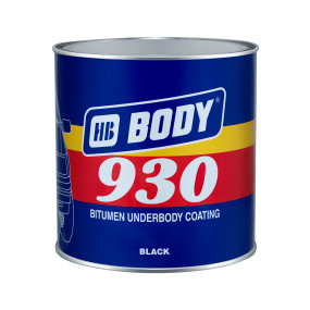 Антикорозійний препарат для днища чорний Body 930, 2.5 кг (9300200003)