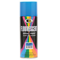 Универсальная аэрозольная эмаль Bosny Fluorrescent синяя (В-1004)