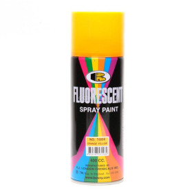 Универсальная аэрозольная эмаль Bosny Fluorrescent ярко-оранжевая (В-1008)
