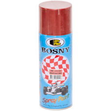 Универсальная акриловая аэрозольная эмаль Bosny красно-розовый металлик (В-2519)