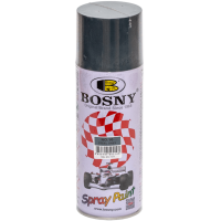 Универсальная акриловая аэрозольная эмаль Bosny серая сталь (10) RAL 7011