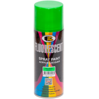 Универсальная аэрозольная эмаль Bosny Fluorrescent зеленая (В-1003)