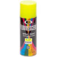 Универсальная аэрозольная эмаль Bosny Fluorrescent желтая (В-1005)
