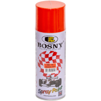 Универсальная акриловая аэрозольная эмаль Bosny оранжево-красный (14) 