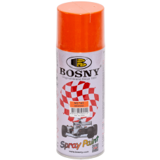 Универсальная акриловая аэрозольная эмаль Bosny оранжевый (141) RAL 2004