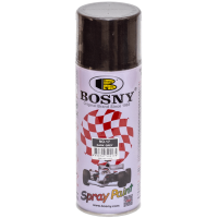 Универсальная акриловая аэрозольная эмаль Bosny темно-серый (17) RAL 7021