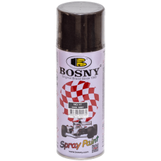 Универсальная акриловая аэрозольная эмаль Bosny темно-серый (17) RAL 7021