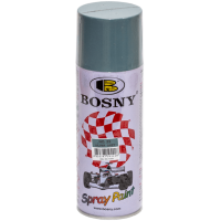 Универсальная акриловая аэрозольная эмаль Bosny серебристо-серый (22) RAL 7000