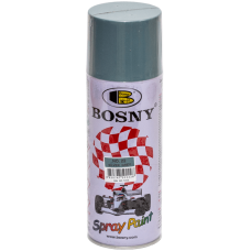 Универсальная акриловая аэрозольная эмаль Bosny серебристо-серый (22) RAL 7000