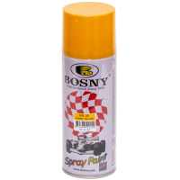 Универсальная акриловая аэрозольная эмаль Bosny желтый лимон (25) RAL 1003