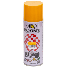 Универсальная акриловая аэрозольная эмаль Bosny желтый лимон (25) RAL 1003