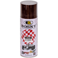 Универсальная акриловая аэрозольная эмаль Bosny красно-коричневая (29) RAL 3009