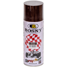 Универсальная акриловая аэрозольная эмаль Bosny красно-коричневая (29) RAL 3009