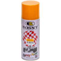 Универсальная акриловая аэрозольная эмаль Bosny желто-оранжевый (31) RAL 1007