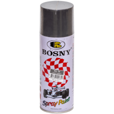 Универсальная акриловая аэрозольная эмаль Bosny светло-серый (34) RAL 7011