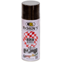 Универсальная акриловая аэрозольная эмаль Bosny черный (39) RAL 9005