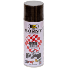 Універсальна акрилова аерозольна емаль Bosny чорний (39) RAL 9005