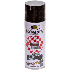 Універсальна акрилова аерозольна емаль Bosny чорний матовий (4) RAL 9005М