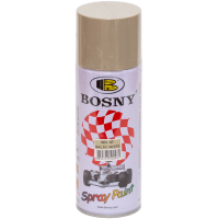 Универсальная акриловая аэрозольная эмаль Bosny пепел (47) RAL 7044/7035